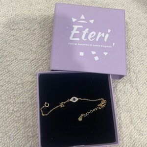 100% Sterling Silver  Bracelet Evil Eye Bracelet